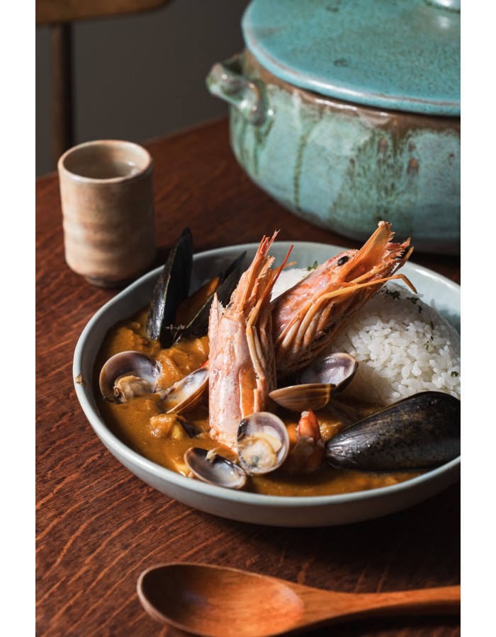 Curry con frutti di mare