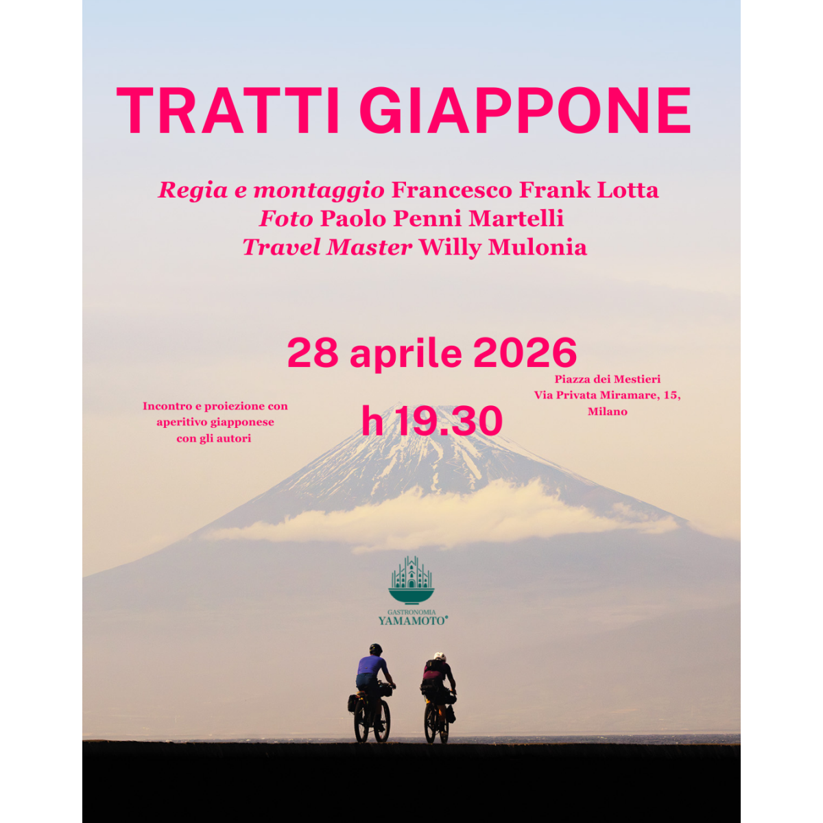 TRATTI GIAPPONE Proiezione con...